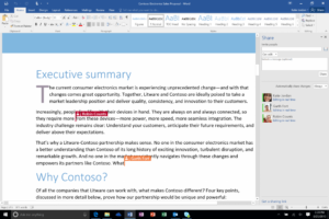 Collaborative Editing in MS Word 2016