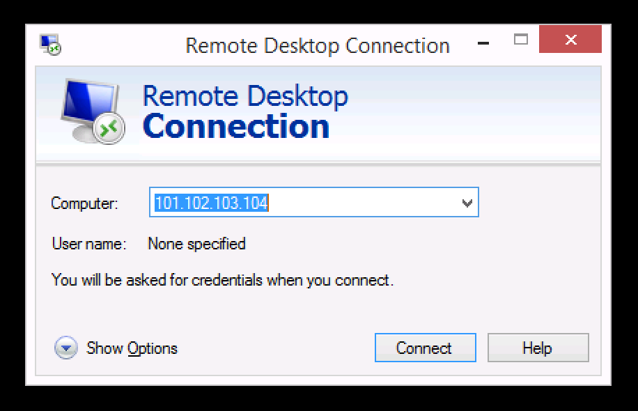 How to use Remote Desktop Connection in Windows 8