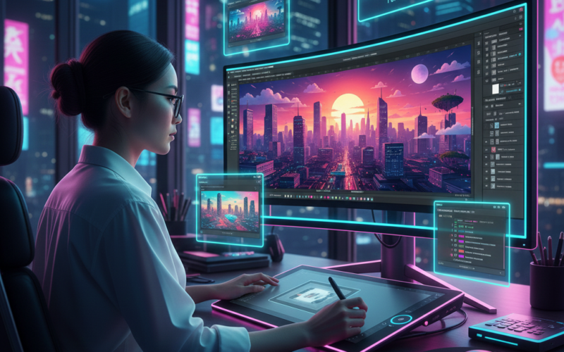 Parallax Depth Effect Creation for Animated Social Posts