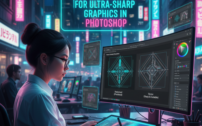 How to Use Vector Shapes for Ultra-Sharp Graphics in Photoshop