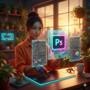 Multi-Angle Glow Effects for Sci-Fi Style Artwork