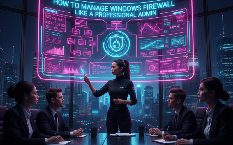 How to Manage Windows Firewall Like a Professional Admin