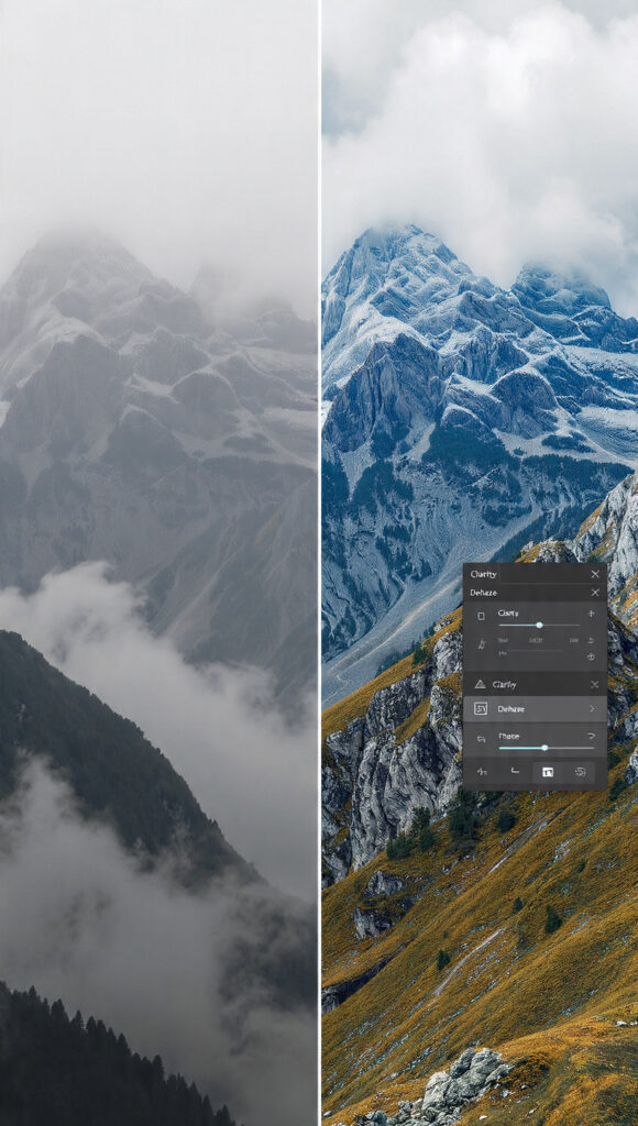 Using Photoshop’s New "Clarity and Dehaze" Adjustment Layers to Recover Detail in Foggy Drone Photos