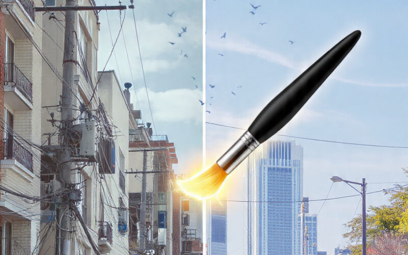 How to Use the Updated Photoshop "Remove Tool" to Automatically Delete Power Lines and Small Distractions