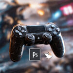 How to Create Custom 3D Controller Render Overlays for YouTube Thumbnails in Photoshop