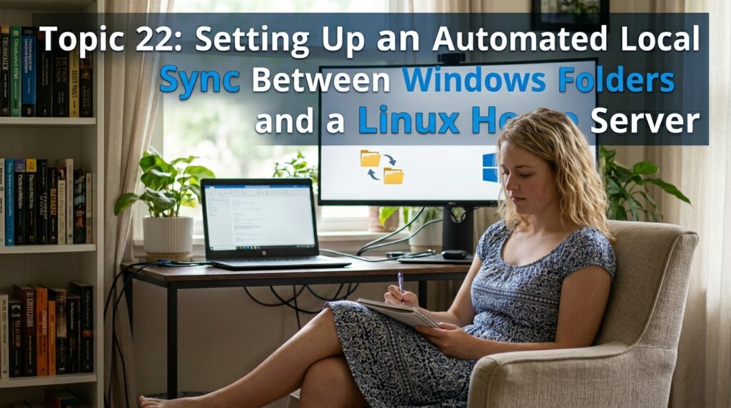 Setting Up an Automated Local Sync Between Windows Folders and a Linux Home Server