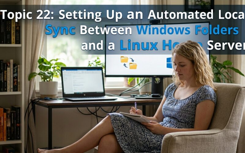 Setting Up an Automated Local Sync Between Windows Folders and a Linux Home Server