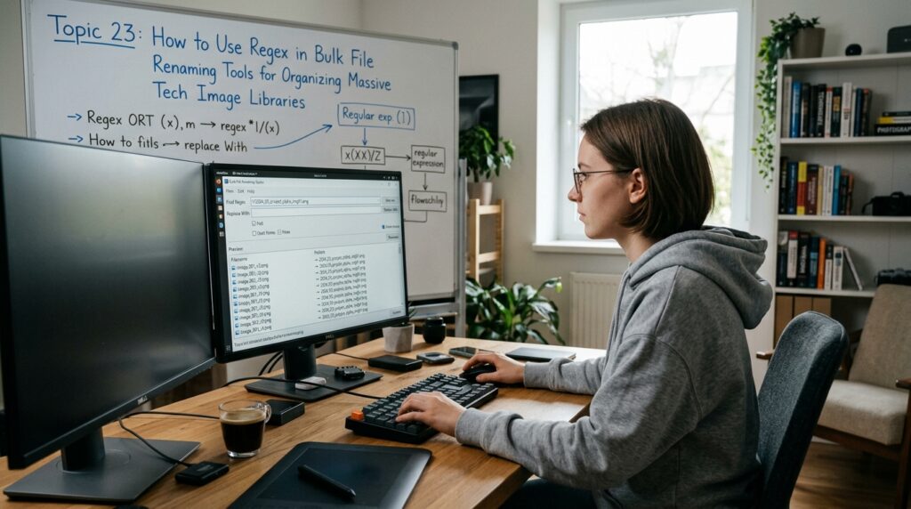 How to Use Regex in Bulk File Renaming Tools for Organizing Massive Tech Image Libraries