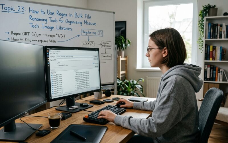 How to Use Regex in Bulk File Renaming Tools for Organizing Massive Tech Image Libraries