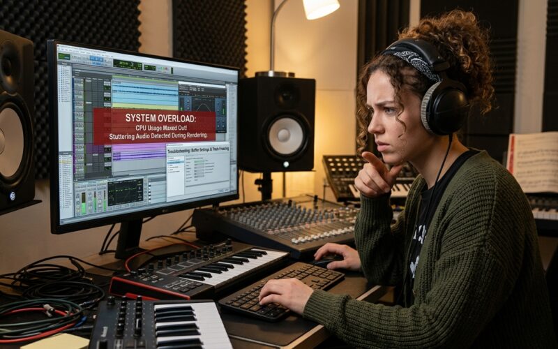 Fixing Stuttering Audio Interfaces When CPU Usage Maxes Out During Rendering