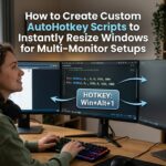 How to Create Custom AutoHotkey Scripts to Instantly Resize Windows for Multi-Monitor Setups