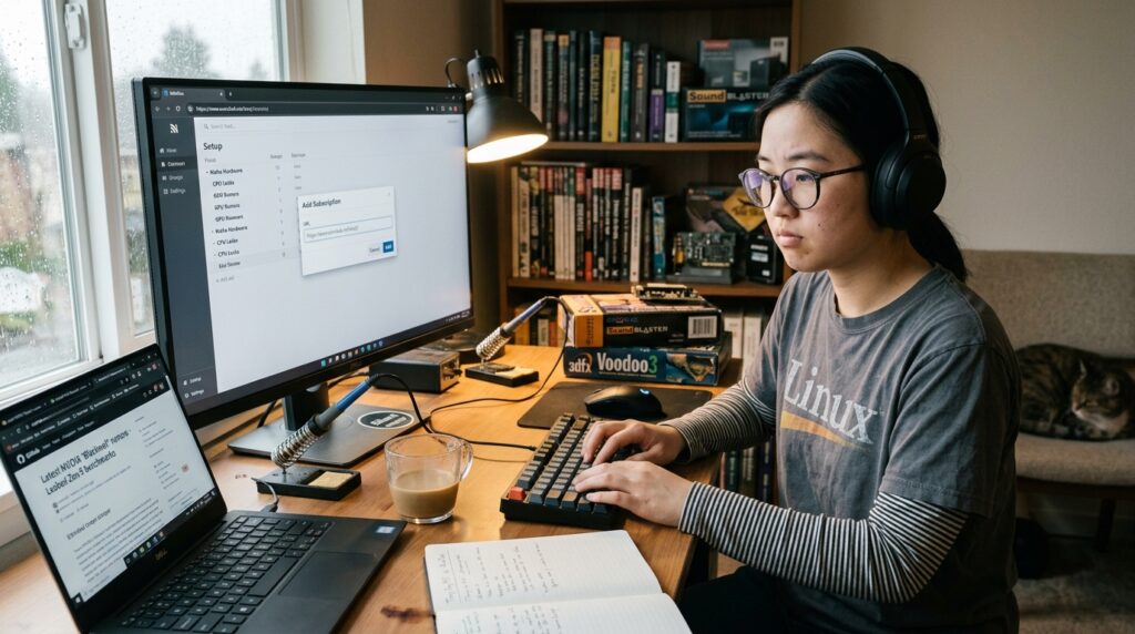 Setting up a Lightweight, Local RSS Reader to Track Niche Hardware Rumors Silently