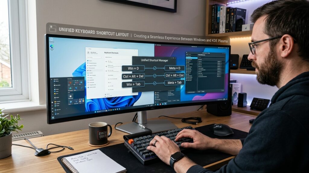 Creating a Unified Keyboard Shortcut Layout to Switch Seamlessly Between Windows and KDE Plasma
