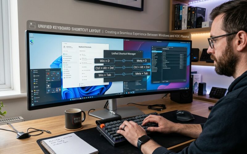 Creating a Unified Keyboard Shortcut Layout to Switch Seamlessly Between Windows and KDE Plasma