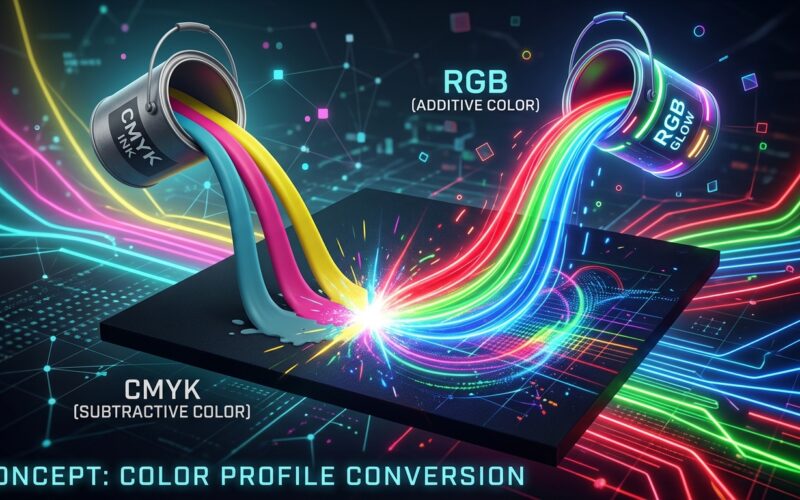 Converting Print-Ready CMYK Files to Web-Safe sRGB Without Shifting Vibrant Brand Colors