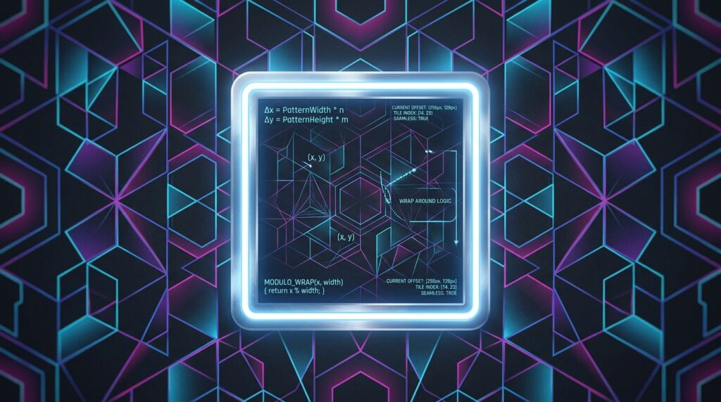 Designing Mathematically Perfect Seamless Repeating Patterns Using the Offset Filter's Wrap Around Feature