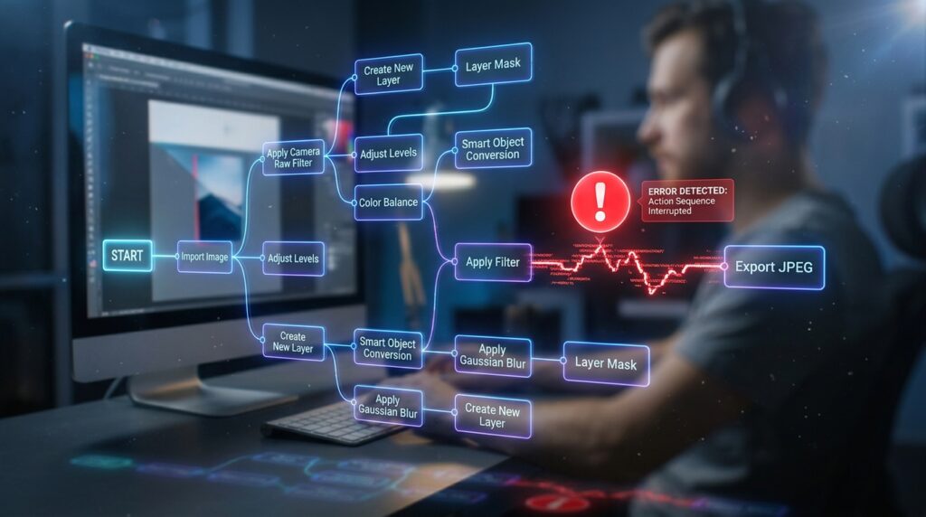 Debugging Photoshop Actions: How to Insert Stops and Tool Recording to Prevent Batch Playback Failures