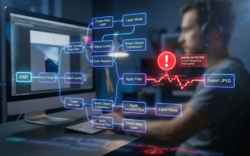 Debugging Photoshop Actions: How to Insert Stops and Tool Recording to Prevent Batch Playback Failures