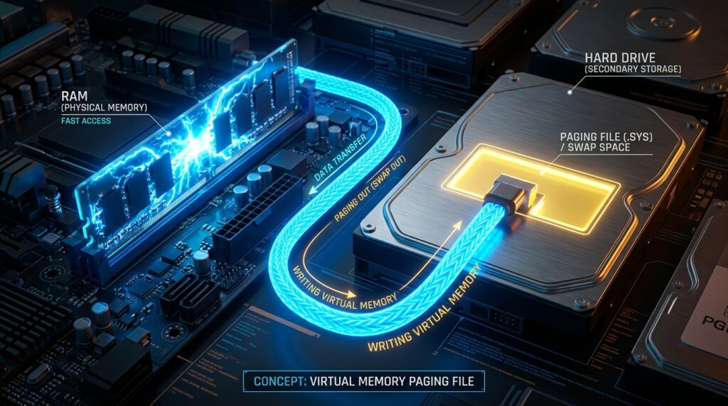 Manually Configuring Virtual Memory Pagefile Sizes to Prevent Stuttering in Heavy Production Software