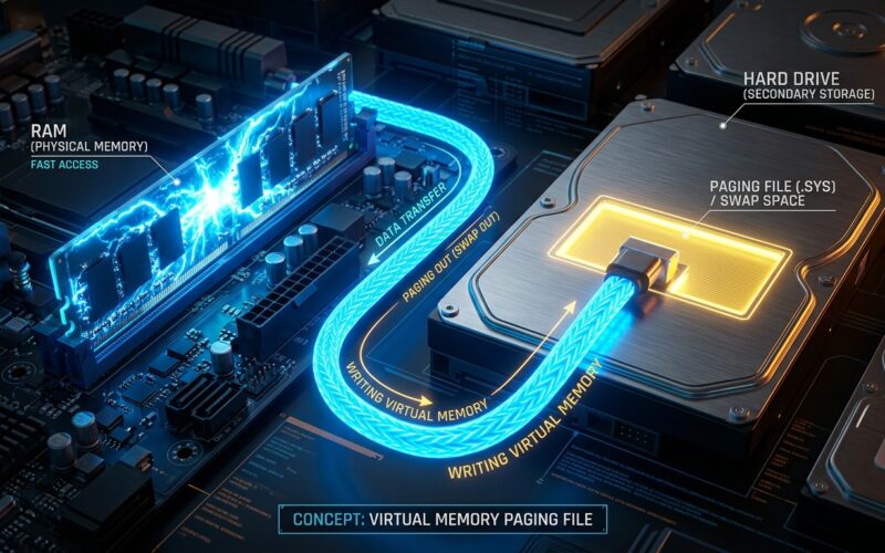 Manually Configuring Virtual Memory Pagefile Sizes to Prevent Stuttering in Heavy Production Software