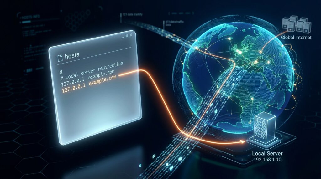 Modifying the Windows Hosts File to Test Local WordPress Development Sites Without Changing DNS Settings