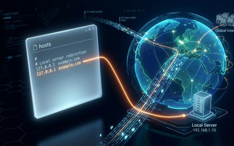 Modifying the Windows Hosts File to Test Local WordPress Development Sites Without Changing DNS Settings
