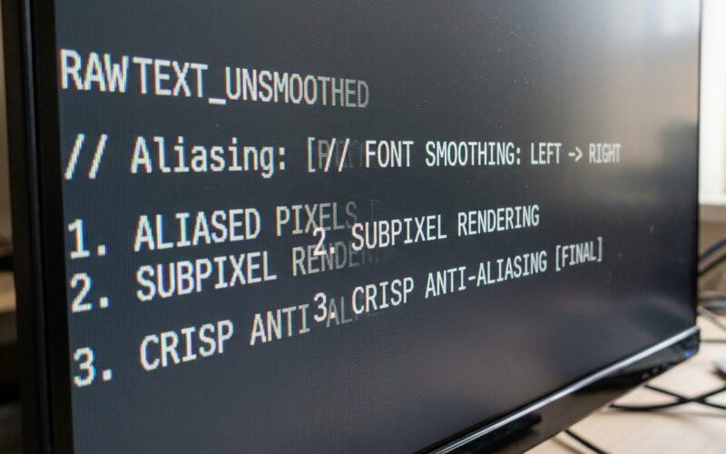 Rerunning the ClearType Text Tuner to Fix Blurry Fonts on Secondary Vertical Monitors