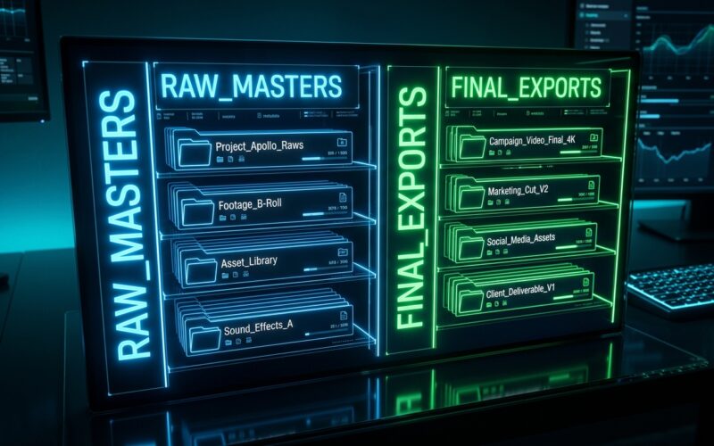 Structuring an Asset Library Naming Convention That Differentiates Final E-Commerce Exports from Raw Master Files