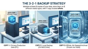 Implementing the 3-2-1 Backup Strategy for Digital Agencies Using NAS Devices and Off-Site Cold Storage