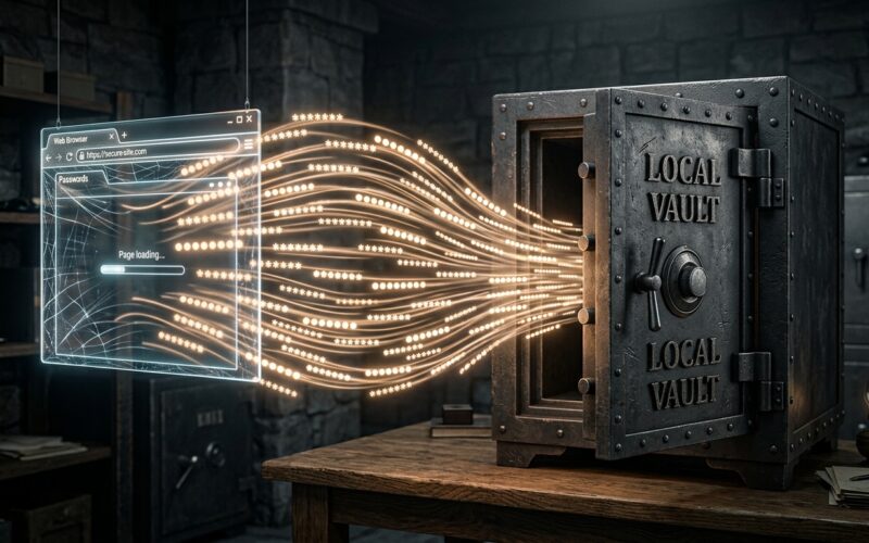 Migrating Browser-Saved Passwords to Dedicated Local Vaults to Prevent Data Loss During Cache Clears