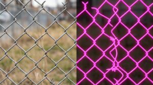 Isolating Intricate Geometric Objects Like Chainlink Fences Using the Color Range Tool's Fuzziness Tolerance