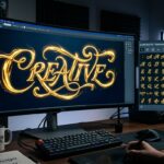 Accessing Hidden OpenType Font Alternatives and Ligatures for Custom Digital Logo Design