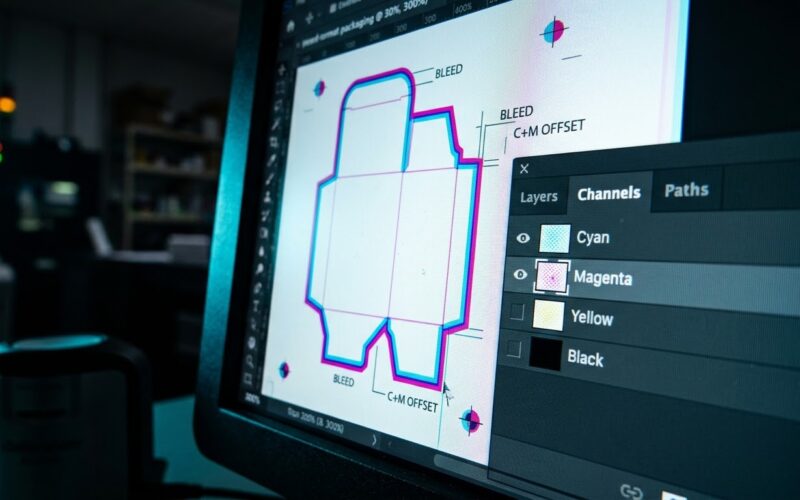 How to Fix CMYK Channel Bleed When Exporting Large Format Packaging Files in Photoshop